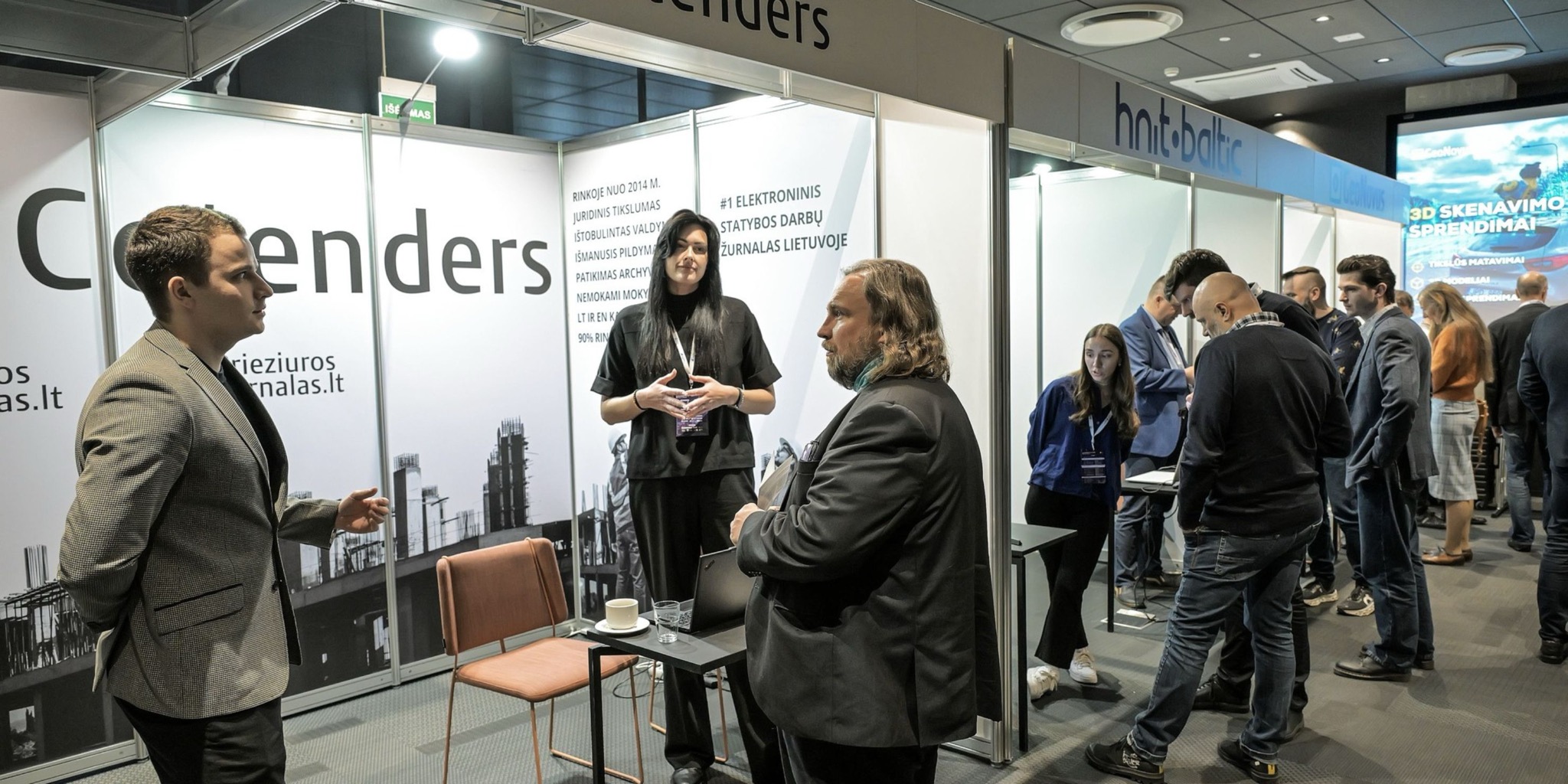 „Cotenders“ komanda konsultuoja VšĮ „Skaitmeninė statyba“ organizuotoje konferencijoje / Alekso Jauniaus nuotr. nuotr.